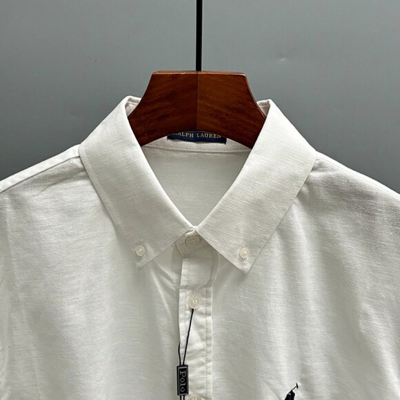 Ralph Lauren White Polo Long-Sleeve Shirt - Picture 2 of 9